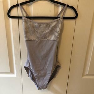 Lace Front and Open-Back Capezio Leotard